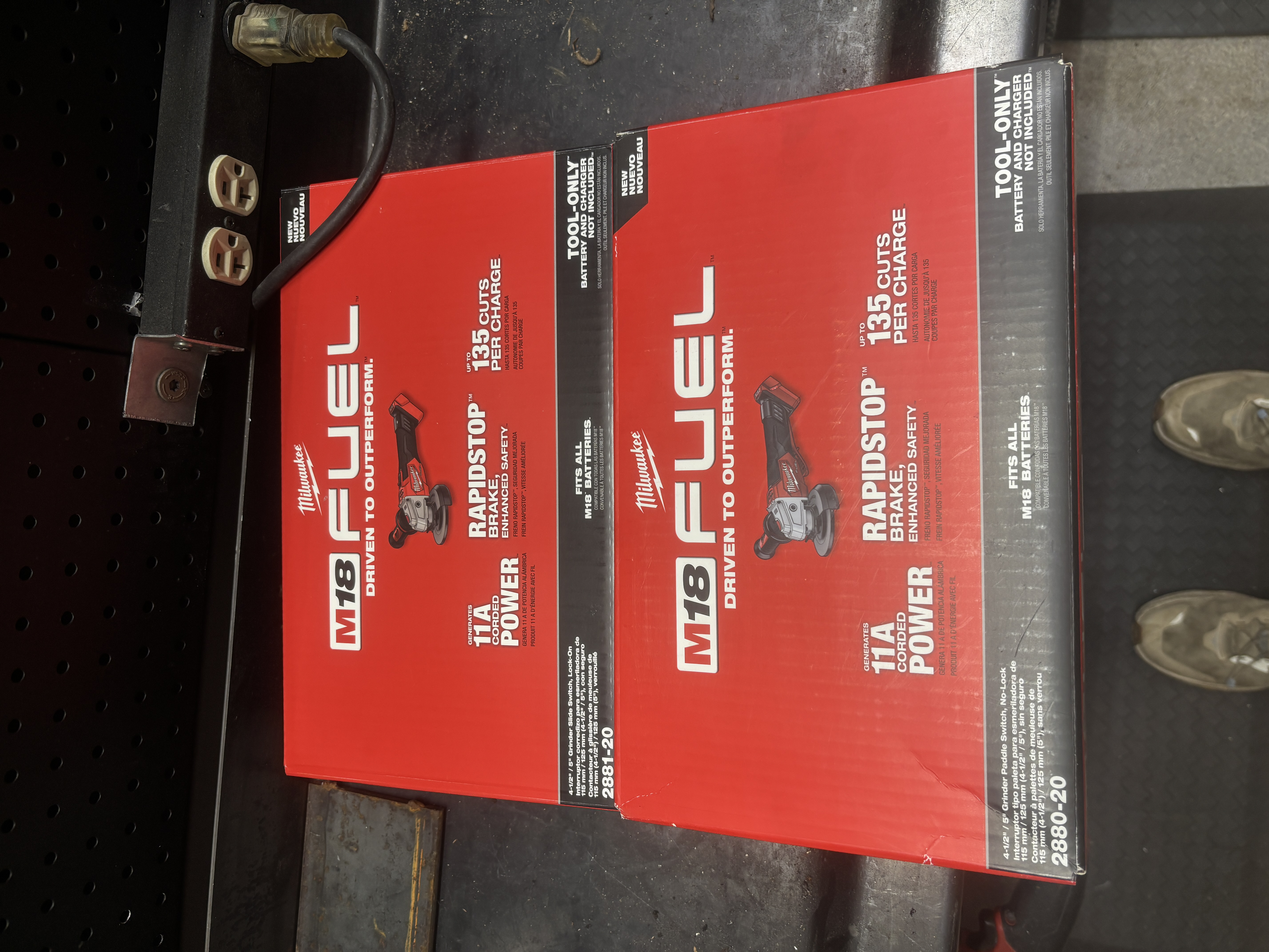 Milwaukee M18 Fuel 4.5" Angle Grinder -- New